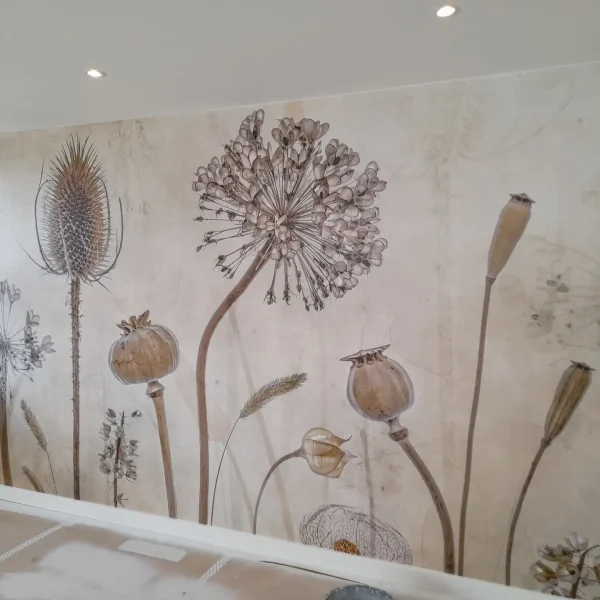 Behangen met print