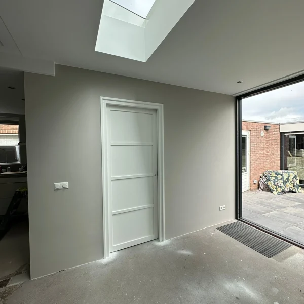 schilderwerk binnen nieuwbouw